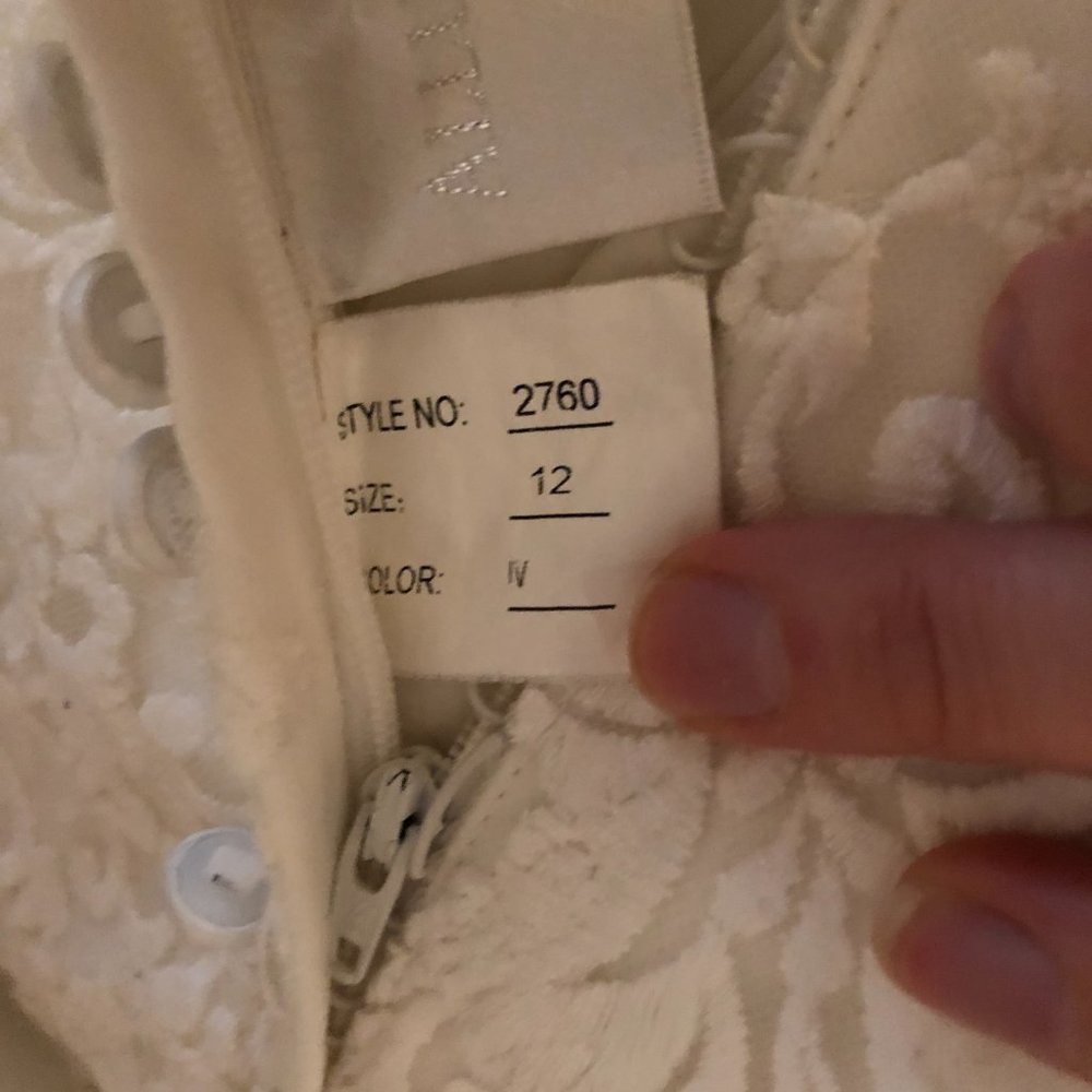 Allure Romance 2760 Lace Fit And Flare Wedding Dress - Picture 6 of 9